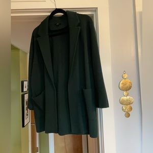 J. Crew Open-front Sweater Blazer Emerald Green Cardigan Women’s Small
